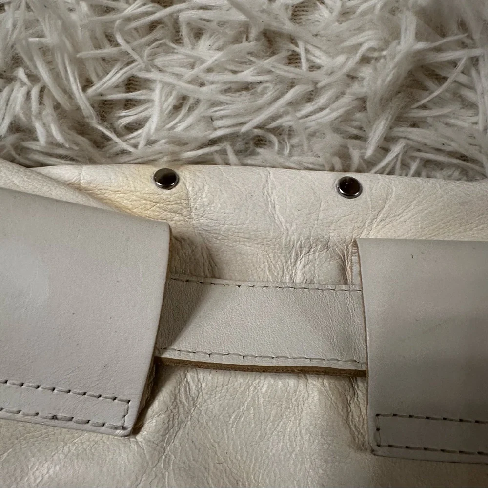 Clare V. Fanny Pack in White Studs